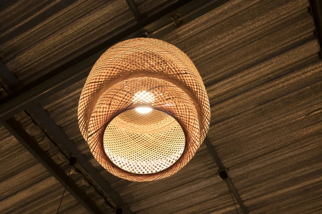 Lámparas de bambú